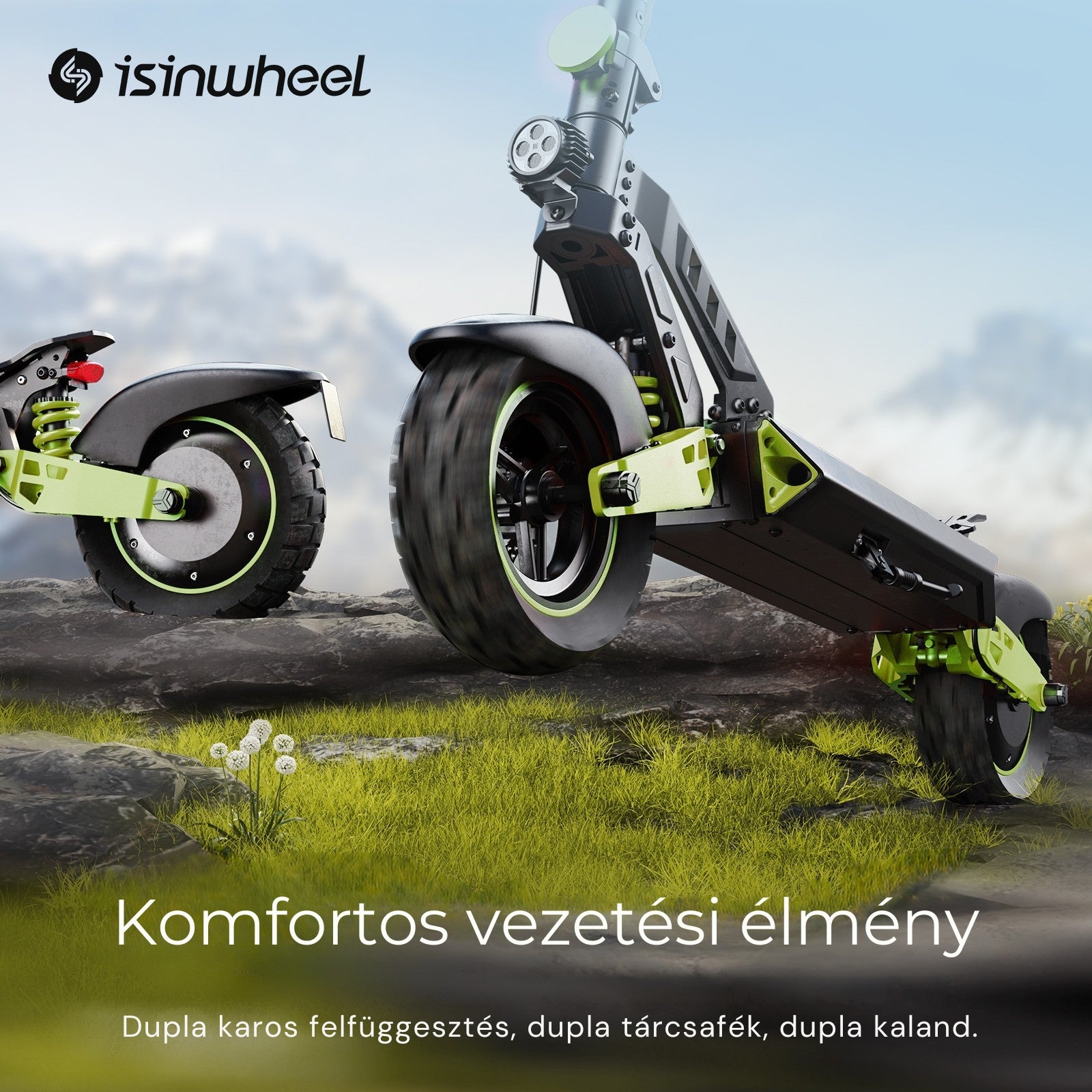 Isinwheel - D2 Prémium Elektromos Roller